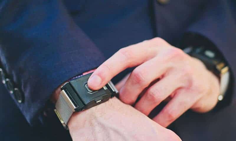 Minska stress armband touchpoint