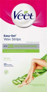 Veet EasyGrip Ready-to-use Wax Strips Dry Skin